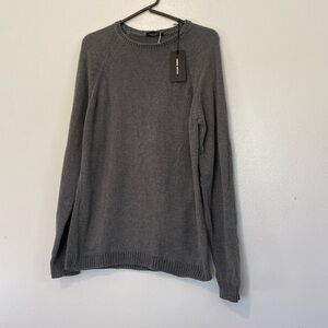 Roberto Collina grey ling sleeve uber soft made in Italy sweater NWT